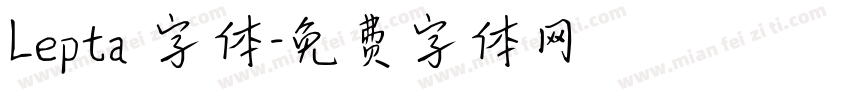 Lepta 字体字体转换